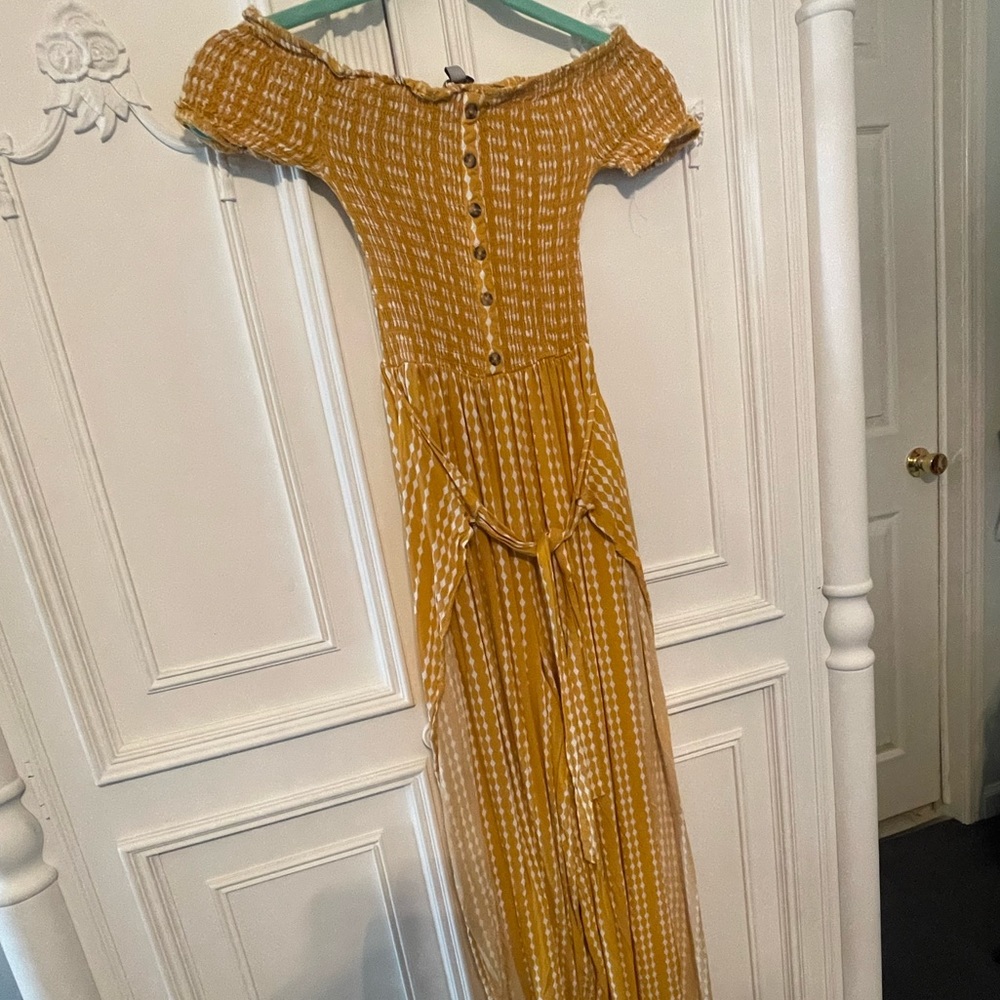 Used Yellow Romper, Size Small
